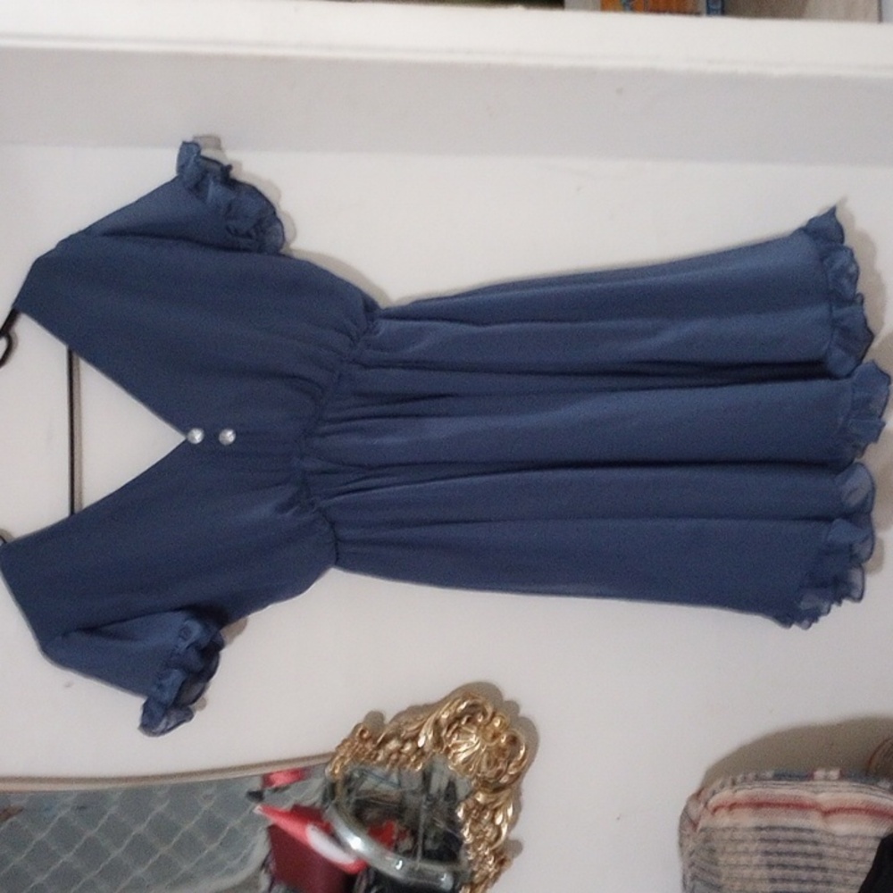 Indigo blue dress